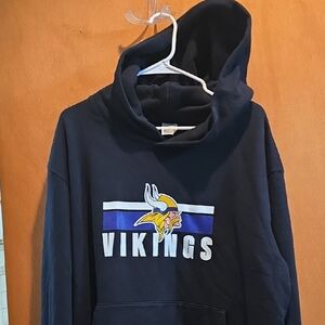 Vikings Black Hoodie Sweater